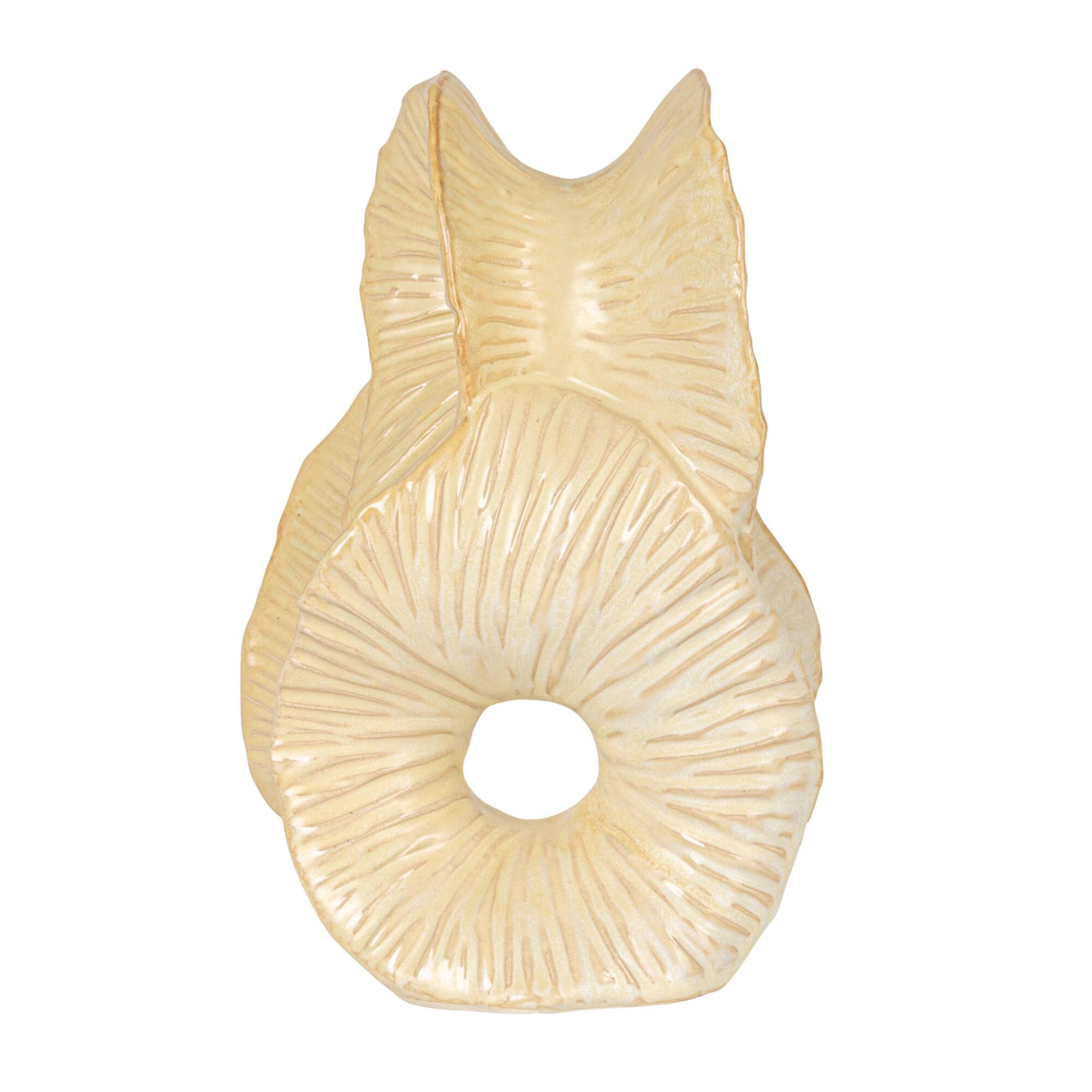 Hello Honey® 10.25" Matte White Blossom Essence Stoneware Sculpture